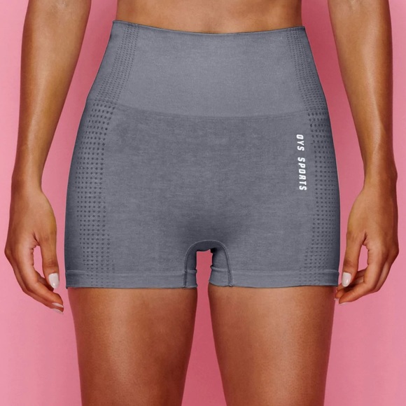 oys sportswear Pants - SEAMLESS GRIDDING SPORTS SHORTS
